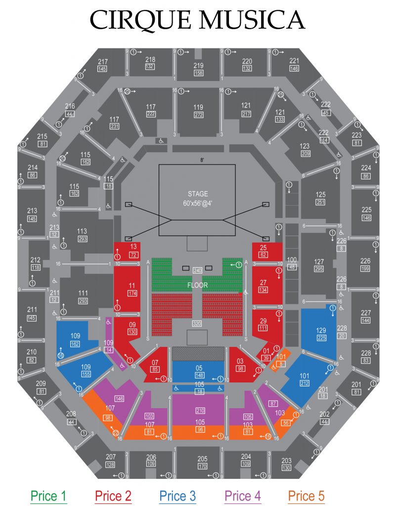 O Connell Center Seating Chart