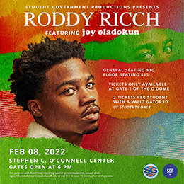 Poster with a portrait of a Black man with dark, curly hair, looking left. Red, green, and yellow color blocks form the background. Event de