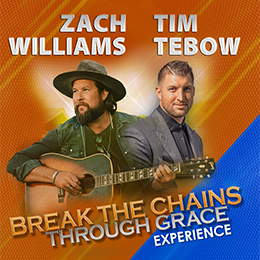 Zach Williams and Tim Tebow Graphic